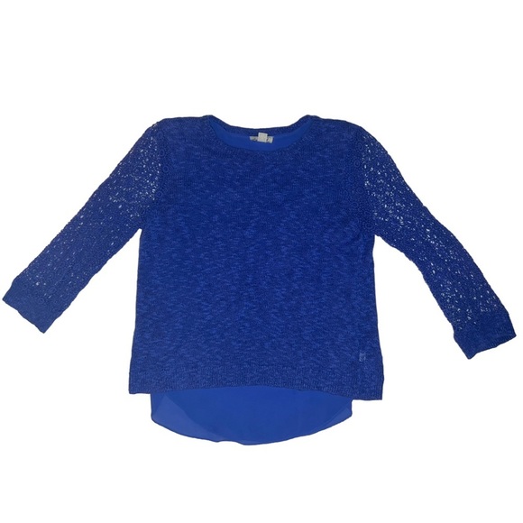 Lucky Brand Cinema Sweater, Size XS, Blue - Picture 4 of 11